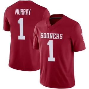 Nike Youth Kyle Murray Oklahoma Sooners #1 Crimson Replica Football Jersey - L (Large)